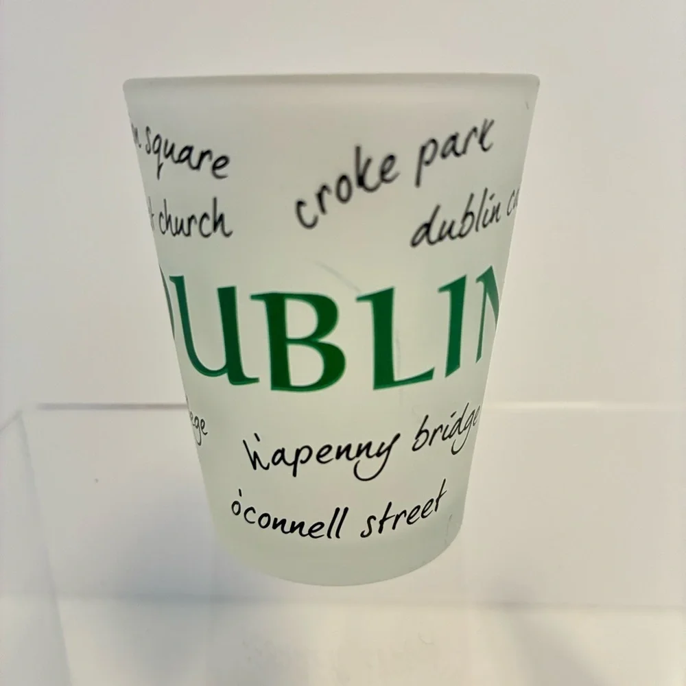 Dublin Ireland Souvenir Shot Glass New With Tag